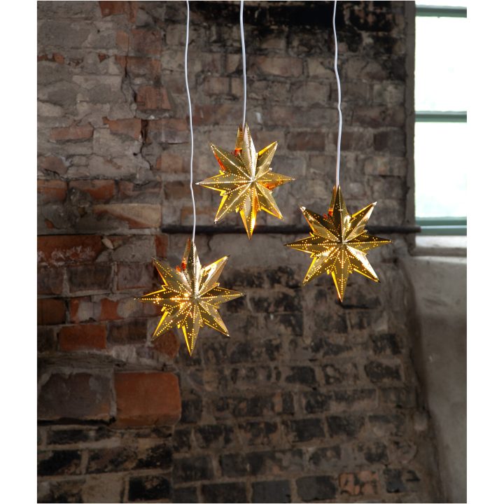Metalstjerne Mini Messing Star Trading – billede 5