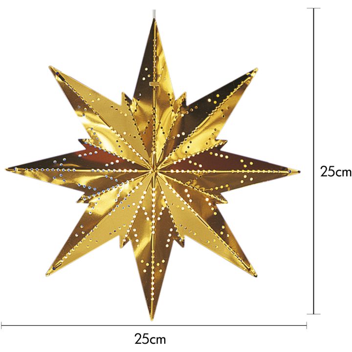 Metalstjerne Mini Messing Star Trading – billede 4