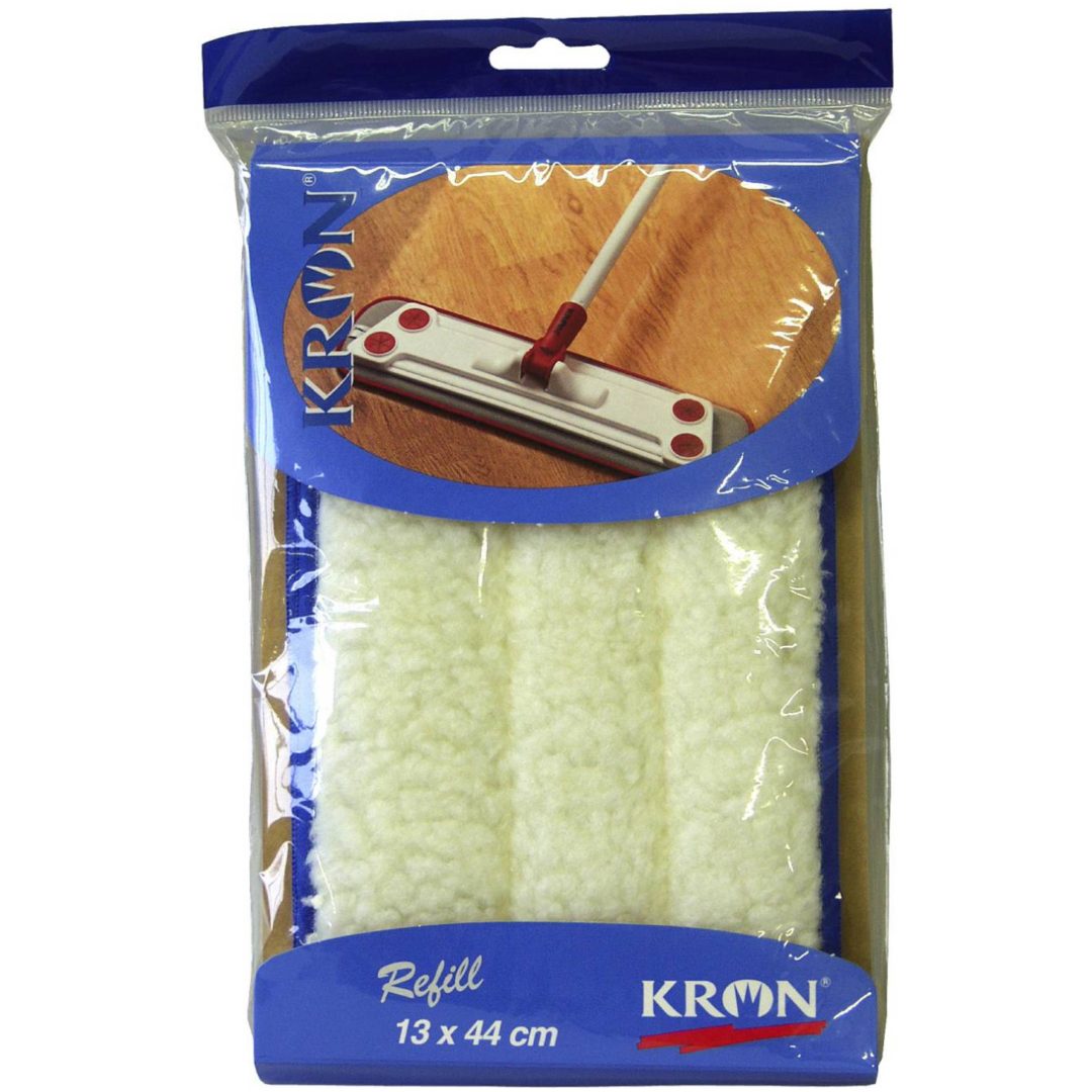 Mikrofibermoppe tør MIKROMOPPE TØR 130X440 MM HVID
