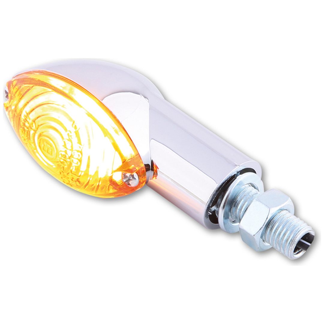 Miniblinklys smart Cateye Pære Krom/Orange HIGHSIDER – billede 3