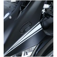 Mirror Blanking Plate - Black Kawasaki ZX-10R R&G Racing