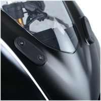 Mirror Blanking Plate - Black Yamaha YZF-R125 R&G Racing