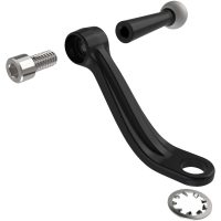 Mirror Mount with Economy Perch Ball Stem - BLK