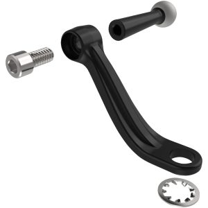 Mirror Mount with Economy Perch Ball Stem - BLK