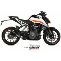 MIVV MK3 Slip-On Muffler Black Stainless Steel - KTM 125 / 390 Duke