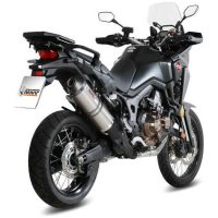 MIVV Oval Carbon Cap Muffler Titanium Honda CRF1000L Africa Twin