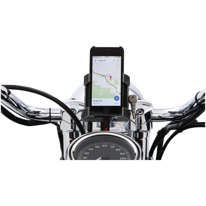 Mobil-/GPS-holder til 1,25 tommer styr CIRO Chrome – billede 3