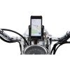Mobil-/GPS-holder til 7/8 tommer og 1 tomme styr inkl. opladning CIRO Sort – miniature 1