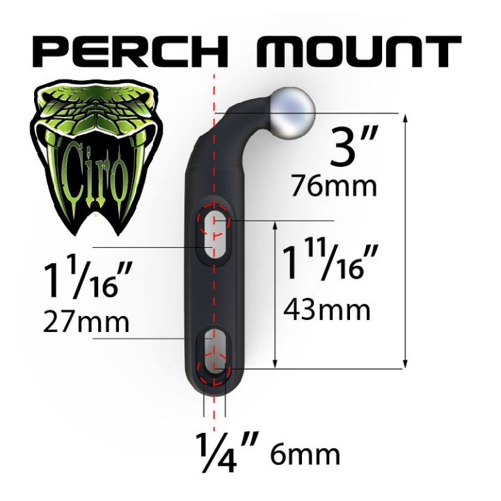 Mobil-/GPS-holder til Harley-Davidson 84-17 modeller, ikke 14-17 FLHX inkl. opladning CIRO CHrome – billede 2