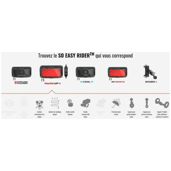 Mobilholder Warm Up Naked Full Box SO EASY RIDER 16.5 x 8.5cm – billede 22