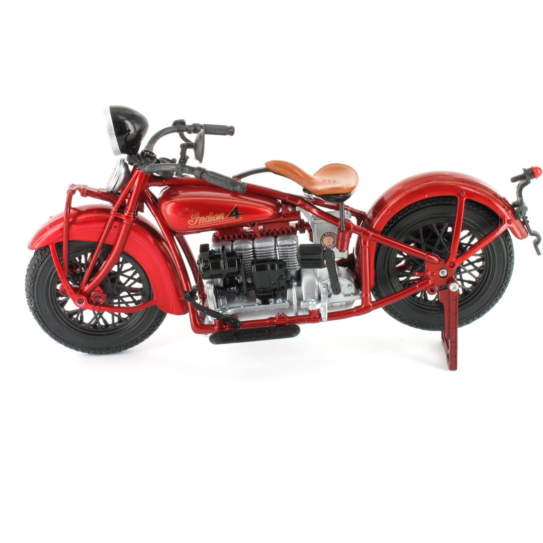 Modelmotorcykel 1930 Four Rød New-Ray