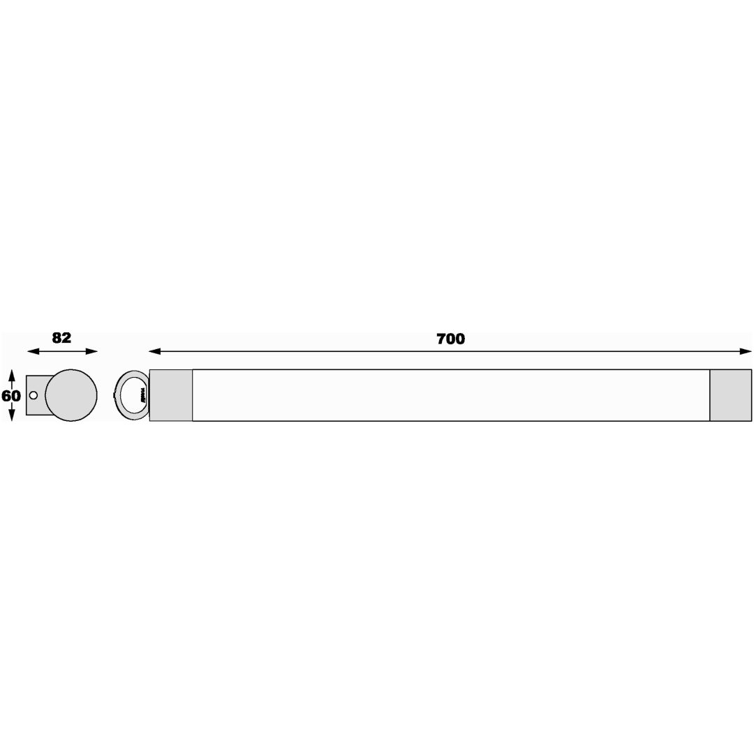 Modica Væglampe Bad, 12w Led.krom ANETA HOME krom – billede 2