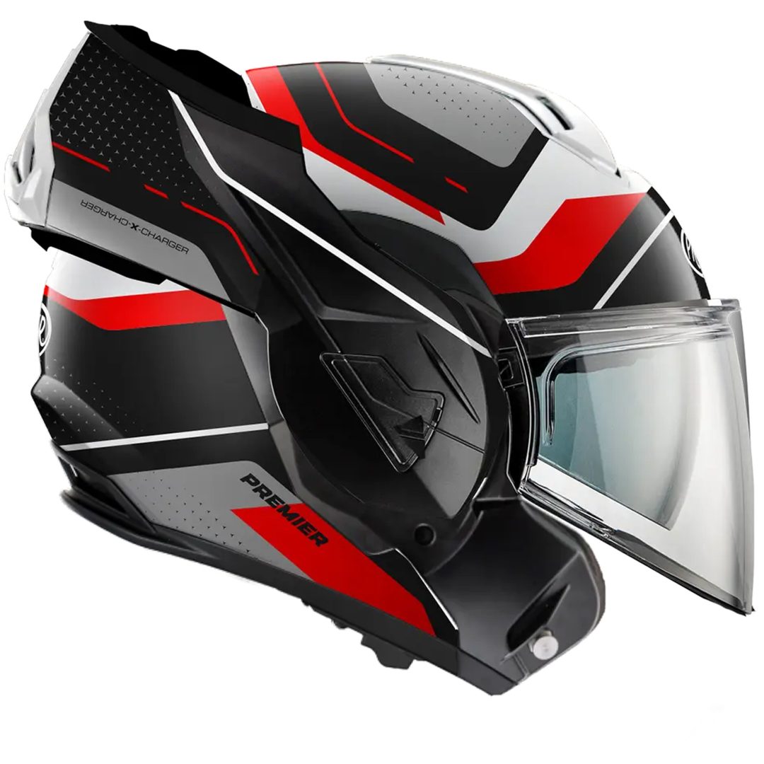 Modular Full Face Helmet X-Charger U9 BM Sort Mat Premier