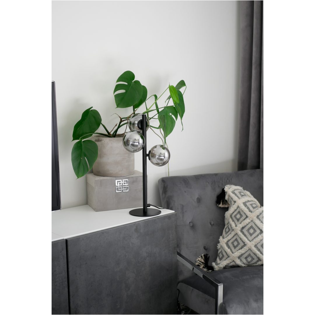Molekyl Bordlampe 3a, Sort/røg ANETA HOME Sokkel G9 Sort /Røggrå – billede 6