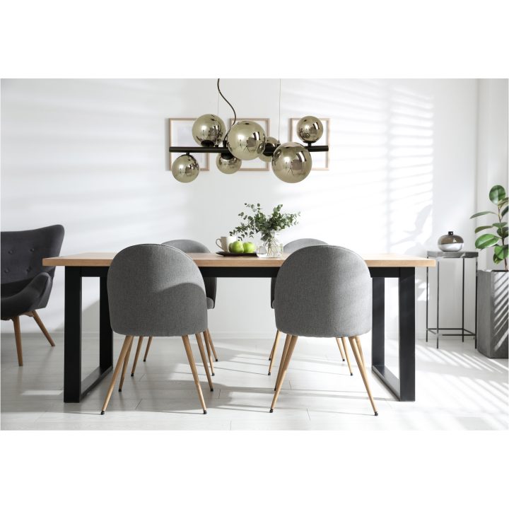 Molekyl Loftlampe L58, Sort/røgfarvet ANETA HOME Sokkel G9 Sort /Røggrå – billede 6