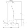 Molekyl Loftlampe L58, Sort/røgfarvet ANETA HOME Sokkel G9 Sort /Røggrå – miniature 7