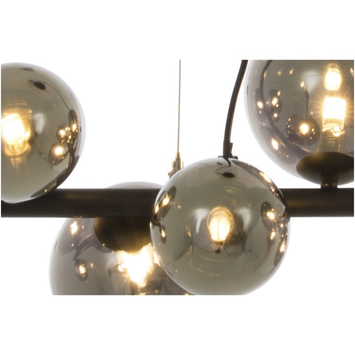 Molekyl Loftlampe L85, ANETA HOME Sokkel G9 Sort /Røggrå – billede 3