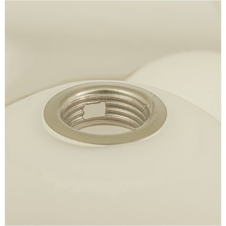 Molekyl Loftlampe Rund, Mat Messing/hvid ANETA HOME Sokkel G9 Mat Messing /Opalhvid – billede 2