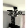 Molekyl Plafond, ANETA HOME Sokkel G9 Sort /Røggrå – miniature 6