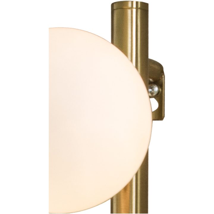 Molekyl Væglampe, Mat Messing/hvid ANETA HOME Sokkel G9 Mat Messing /Hvid – billede 2