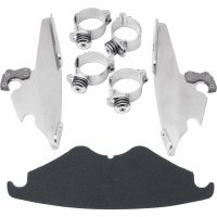 Monteringssæt Forrude Trigger-Lock Justerbar Sølv MEMPHIS SHADES
