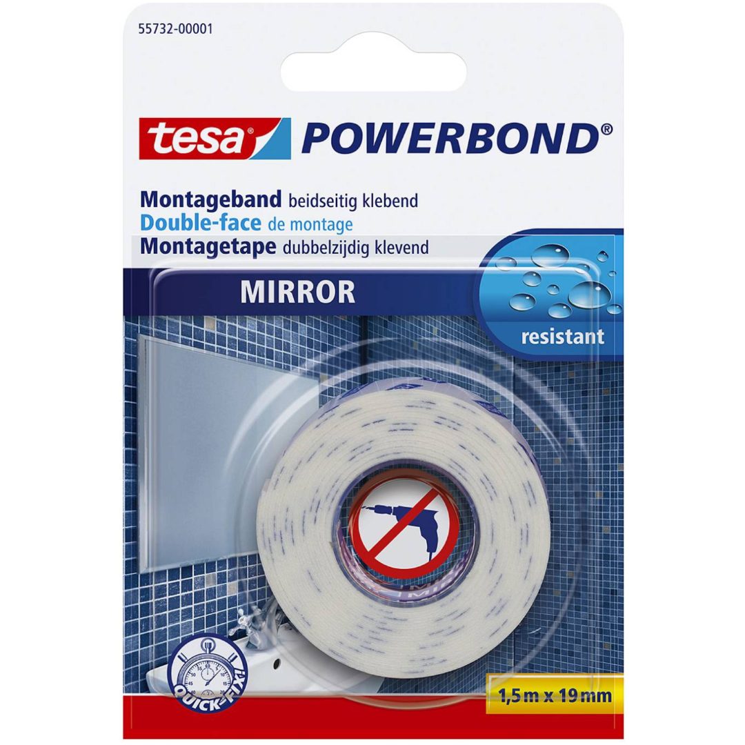 Monteringstape dobbeltklæbende til indendørs brug 4952, 55732, 55733 TESA TAPE MONTERING 4952 19MMX50M – billede 2