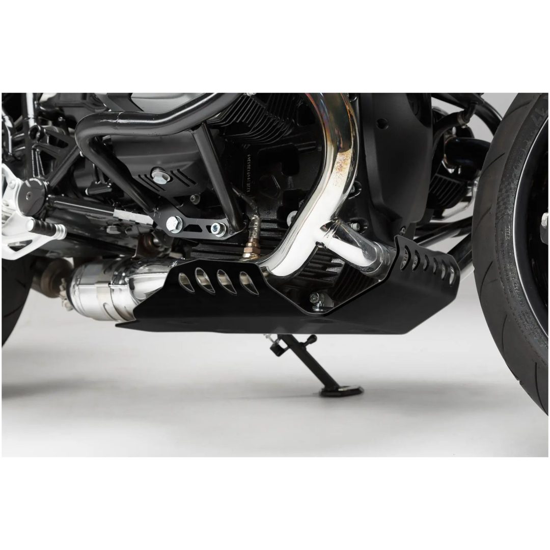 Motorafdækning Sort Aluminium SW-MOTECH Engine guard – billede 2