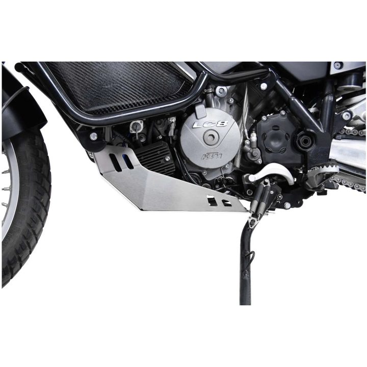 Motorbeskyttelsesforlænger Sort Pulverlakeret SW-MOTECH Engine guard – billede 3