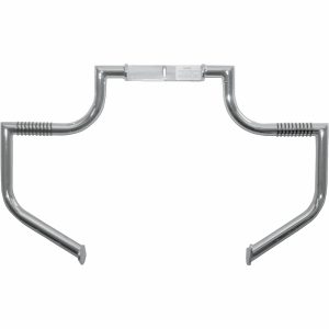 Motorbøjle Linbar® Med Fodpind Krom/Sort LINDBY