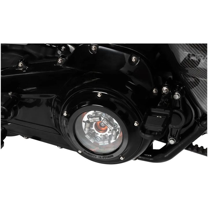 Motordæksel OEM Scorpion Aluminium Klar / Sort BARNETT – billede 5