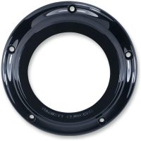 Motordæksel OEM Scorpion Aluminium Klar / Sort BARNETT