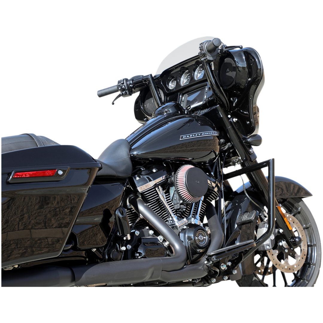 Motordæksel Twin Peaks Sort Blank LA CHOPPERS – billede 3