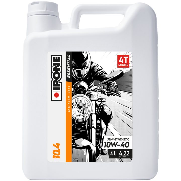 Motorolie 10.4 10W40 Delsyntetisk Ipone – billede 2
