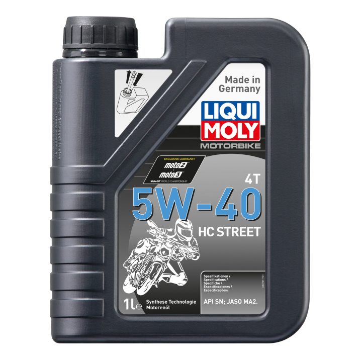 Motorolie 4-Takt Street 5W40 Delsyntetisk LIQUI MOLY 1 Liter – billede 2