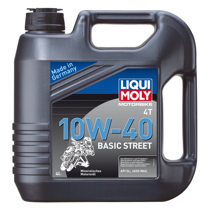 Motorolie 4-takts mineral 10W-40 Basic Street LIQUI MOLY 1 liter – billede 2