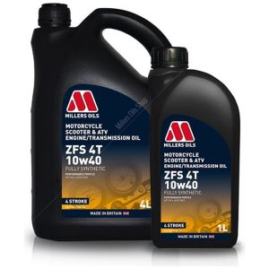 Motorolie Helsyntetisk ZFS 4T 10w40 Millers Oils
