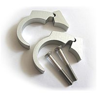 MSM Handle Bar Clip Kit 1 inch, Polished MOTOGADGET