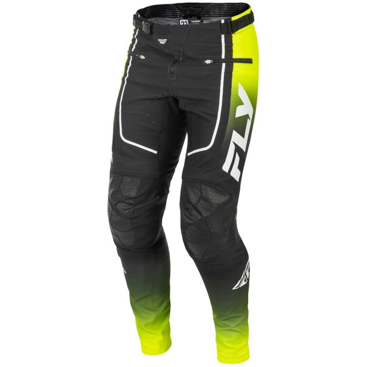 MTB-bukser Ungdom Rayce Lime/Sort/Hvid FLY RACING 18 – billede 2