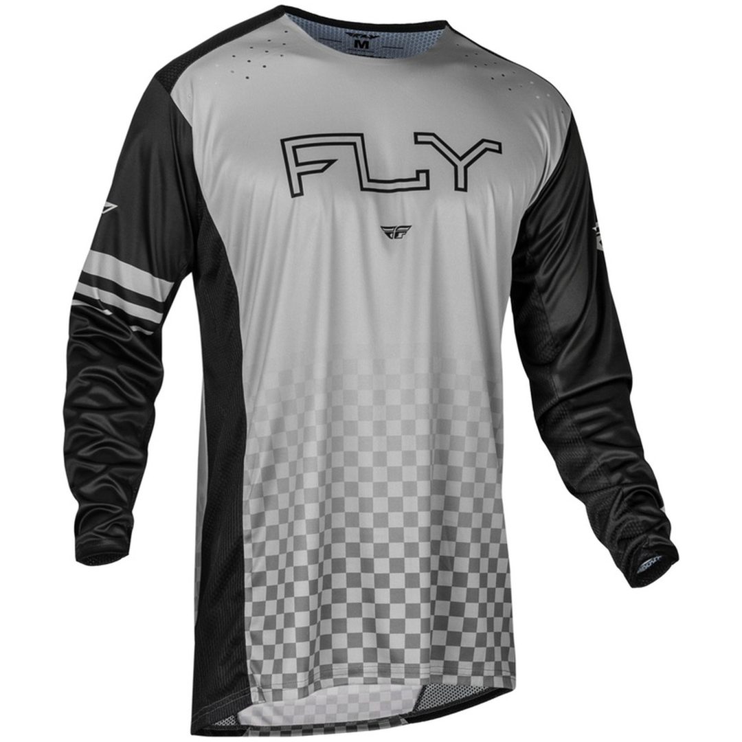 MTB-trøje Børn Rayce Grå/sort FLY RACING 2XL