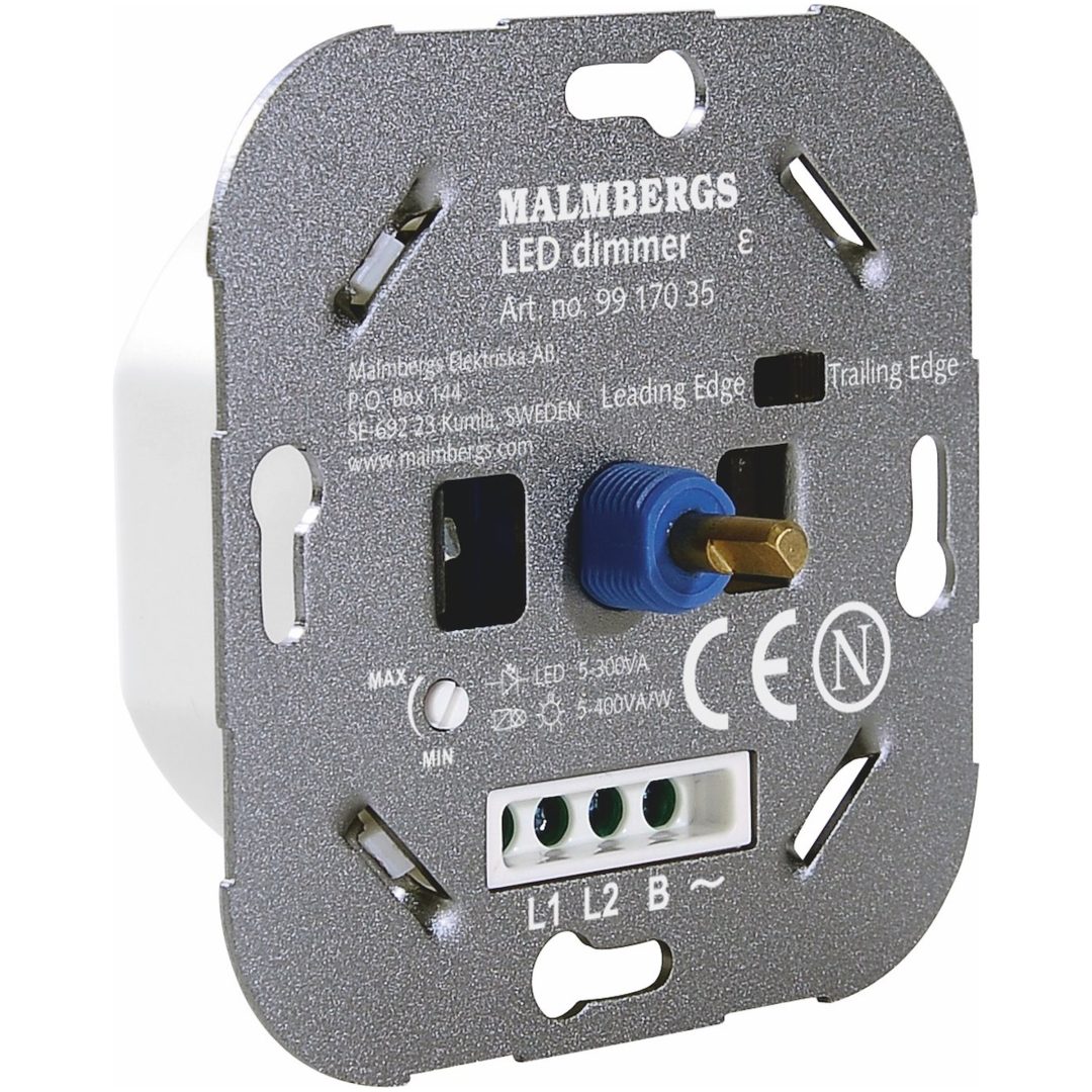 Multidæmper, 5-300W/150W LED, Hvid, 1-polet/trappe MALMBERGS – billede 4