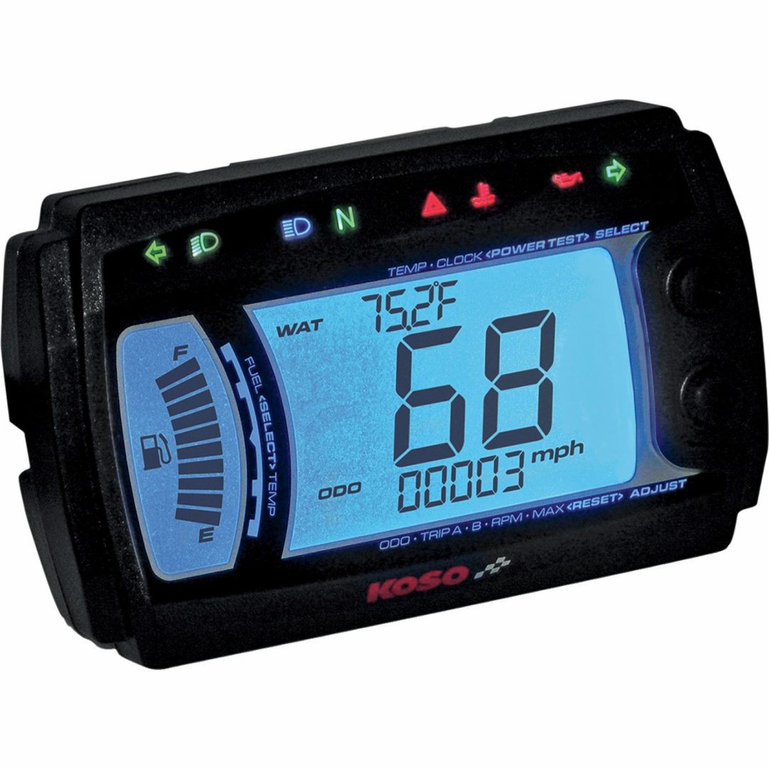 Multifunktionelt speedometer Xr-sr Digital KOSO NORTH AMERICA SPEEDO-MULTI METER XRSR