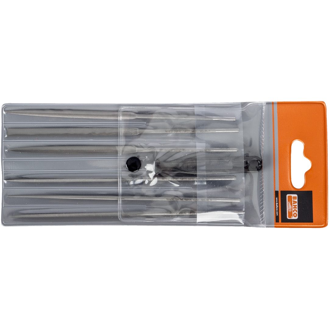 Nålfilssats 160 mm fin 6 Delar BAHCO Hugning: 2 / Tænder pr. cm:38 – billede 3