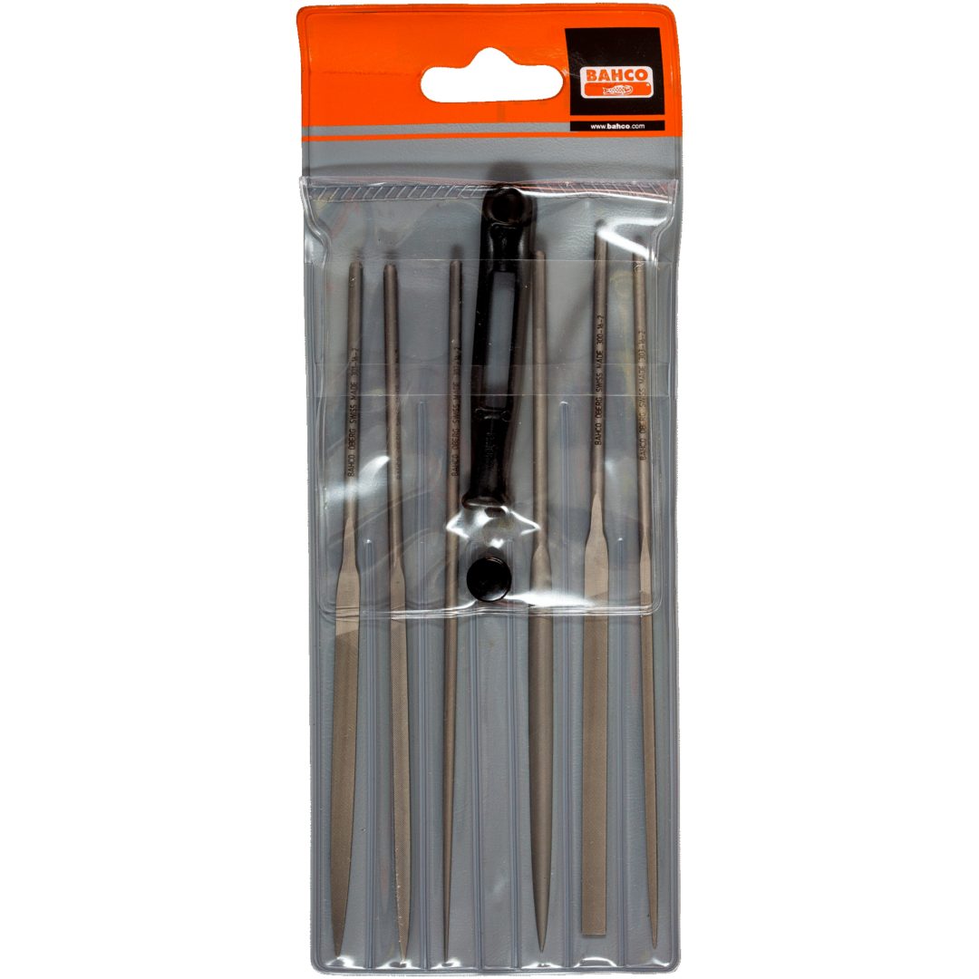 Nålfilssats 160 mm fin 6 Delar BAHCO Hugning: 2 / Tænder pr. cm:38 – billede 2
