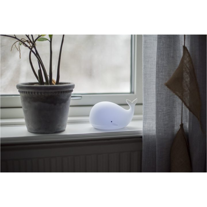Nattlampa LED Whale Vit Star Trading – billede 3