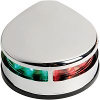 Navigationslys Evoled LED Grøn Rød Rustfrit Stål Osculati