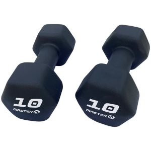 Neoprenhåndvægte par 1 - 10 kg Master Fitness