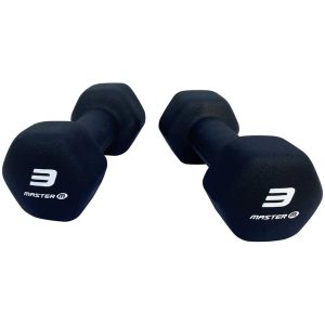 Neoprenhåndvægte par 1 - 10 kg Master Fitness