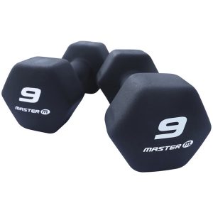 Neoprenhåndvægte par 1 - 10 kg Master Fitness