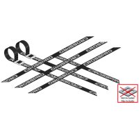 Nerf-Bars belt kit - Black CROSS-PRO