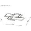 New York Plafond, Hvid ANETA HOME Hvid – miniature 4